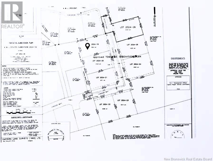 LOT 2024-20 EAGLES Lane, Killarney Road, New Brunswick