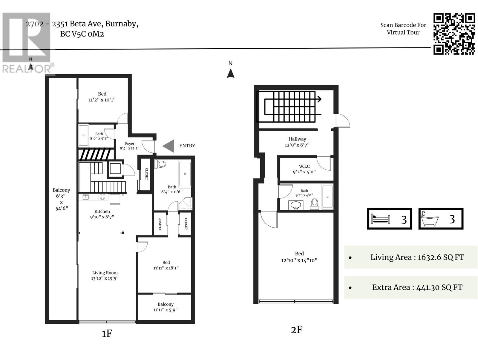 2702 2351 Beta Avenue, Burnaby, British Columbia  V5C 0M2 - Photo 30 - R3024857