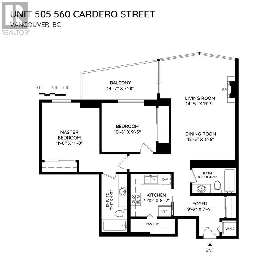 505 560 Cardero Street, Vancouver, British Columbia  V6G 3E9 - Photo 3 - R3024366