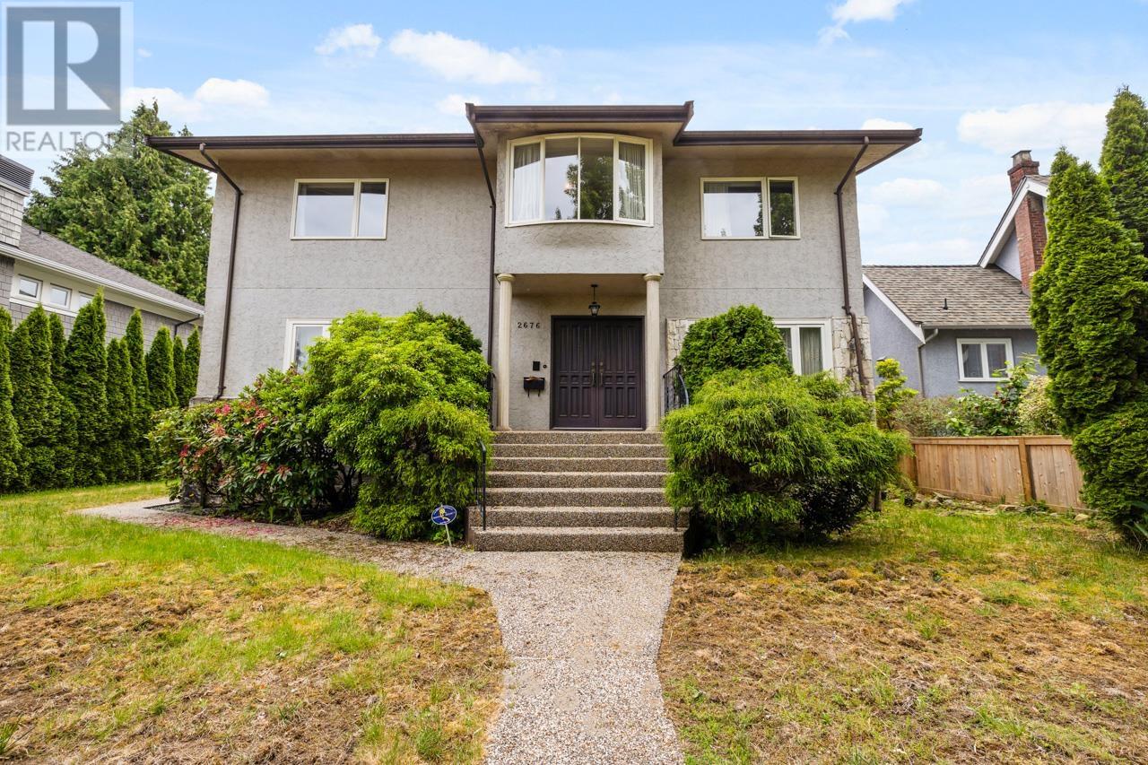 Discover this exceptional Mackenzie Heights home, perfectly positioned on the elevated section of West 33rd Avenue, offering breathtaking North Shore Mountain views from the upper level. Spanning a generous 60 x 128.9 ft lot (7,734 sq.ft.), this property boasts a south-facing backyard with convenient lane access to a double carport. This charming 6 beds, 3 bath residence, covering just over 4,300 sq.ft., features a classic floor plan that had been lovingly maintained by the same family for over five decades. Thoughtful updates over the years ensure modern comfort while preserving its timeless appeal. Ideal for families, this home is located in a vibrant neighborhood with proximity to top-tier private and public schools, parks, recreation, shopping, and dining. Enjoy a short walk to Kerrisdale or an easy commute to Downtown and UBC. Whether you choose to hold it as an investment, renovate with current plans, or build your dream home, this property offers endless possibilities. Renovation drawings upon request (id:48254)