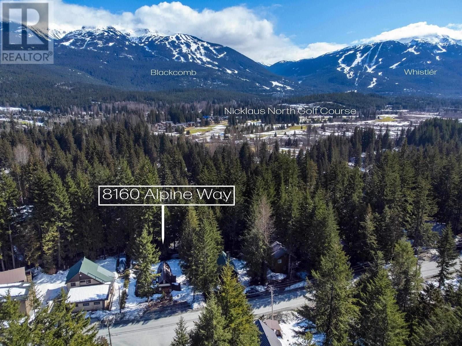 8160 Alpine Way, Whistler, British Columbia  V8E 0G2 - Photo 1 - R3025300