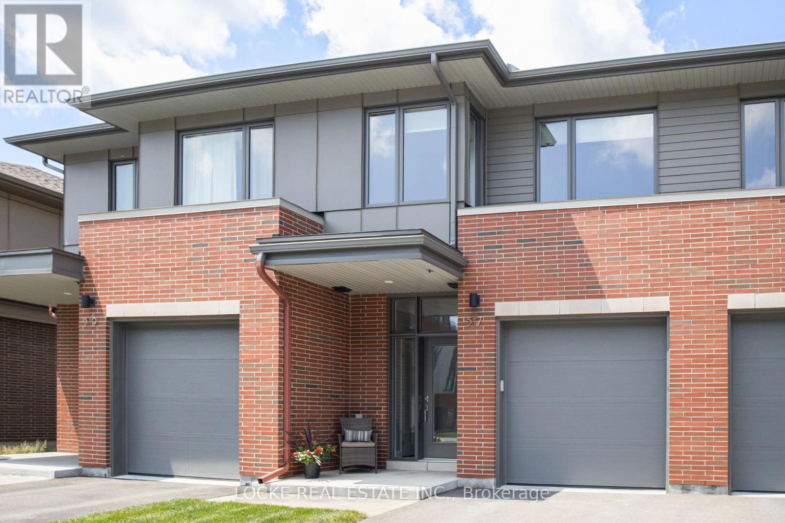 517 Pimiwidon Street Ottawa, Ontario Discover modern elegance at 517 Pimiwidon, a 3-bedroom, 3-bathroom Elmhurst model townhome in the heart of Wateridge Village, Rockcliffe, just 7 minutes from downtown Ottawa. This almost new, luxurious Uniform Developments home is a one-of-a-kind offering, with their exclusive builds limited to a few streets and no further construction planned in this prime Ottawa locale. This impeccably maintained home blends urban convenience with suburban tranquility, steps from shops, transit, and parks. Pride of ownership by this original owner shows! Enter a luminous open-concept main level, where rich hardwood floors gleam under oversized windows and stylish potlights. The upgraded gourmet kitchen, enhanced with approx $15,000 in premium finishes, features a spacious island, high-end s/s Kitchen Aid appliances, custom cabinetry, granite countertops, and extra lighting ideal for hosting or daily meals. A gas fireplace in the living area adds warmth for cozy nights. Upstairs, the primary suite offers a peaceful escape with an ensuite bathroom and generous walk-in closet, joined by two additional bedrooms and a practical second-floor laundry. All bathrooms showcase granite countertops and extended mirrors for a luxurious touch. The finished basement, with ample lighting and a bathroom rough-in, is perfect for a home office, gym, or family room. Custom Hunter Douglas blinds, with a transferable limited lifetime warranty, elevate every room. Enjoy low-maintenance living in a quiet, family friendly neighbourhood with easy access to Ottawa's core. This would also make a fantastic investment! Move-in ready and packed with upgrades, don't miss your chance to call this home. (id:48254)