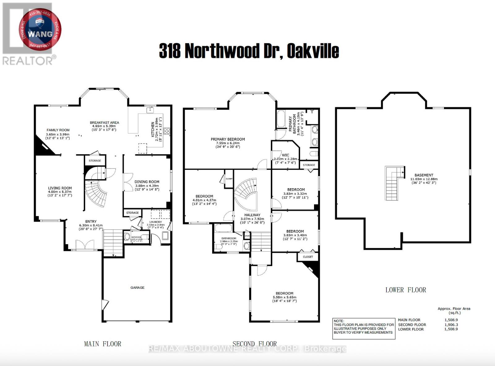 318 Northwood Drive, Oakville (Ga Glen Abbey), Ontario  L6M 1M7 - Photo 24 - W12288472