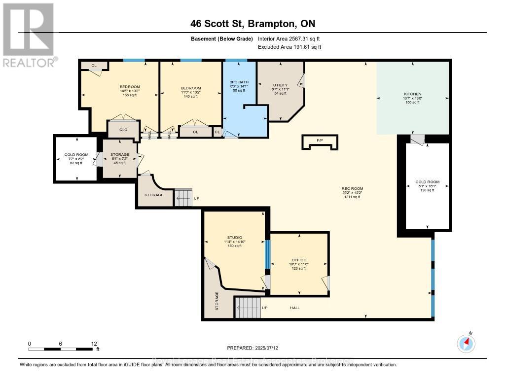 46 Scott Street, Brampton (Downtown Brampton), Ontario  L6V 1S2 - Photo 48 - W12291001