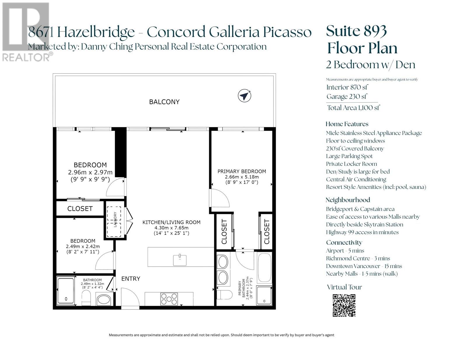 893 8671 Hazelbridge Way, Richmond, British Columbia  V6X 0W9 - Photo 2 - R3026937