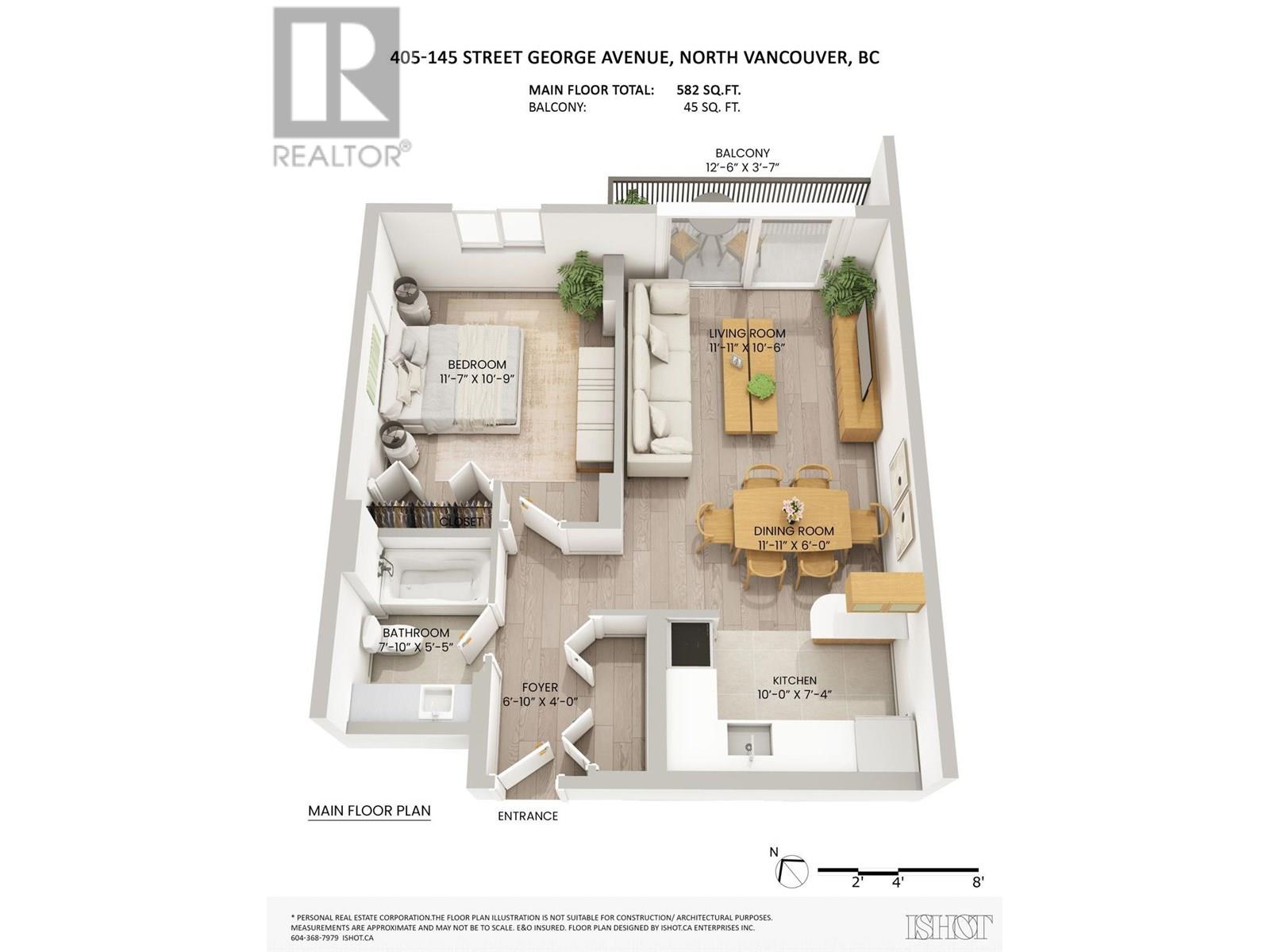 405 145 St. Georges Avenue, North Vancouver, British Columbia  V7L 3G8 - Photo 12 - R3028872