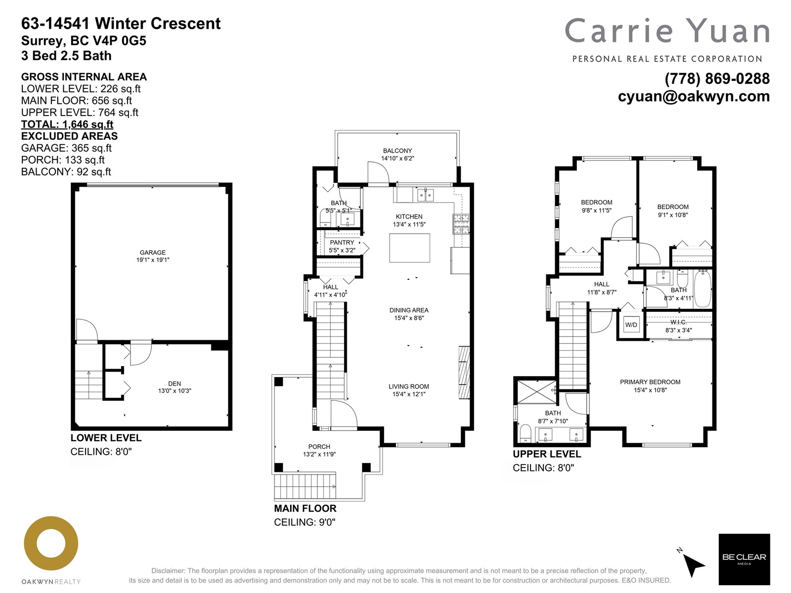63 14541 Winter Crescent, Surrey, British Columbia  V4P 0G5 - Photo 40 - R3029769