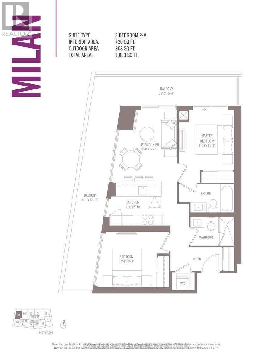 809 - 2221 Yonge Street, Toronto, Ontario  M4S 0B8 - Photo 9 - C12302647