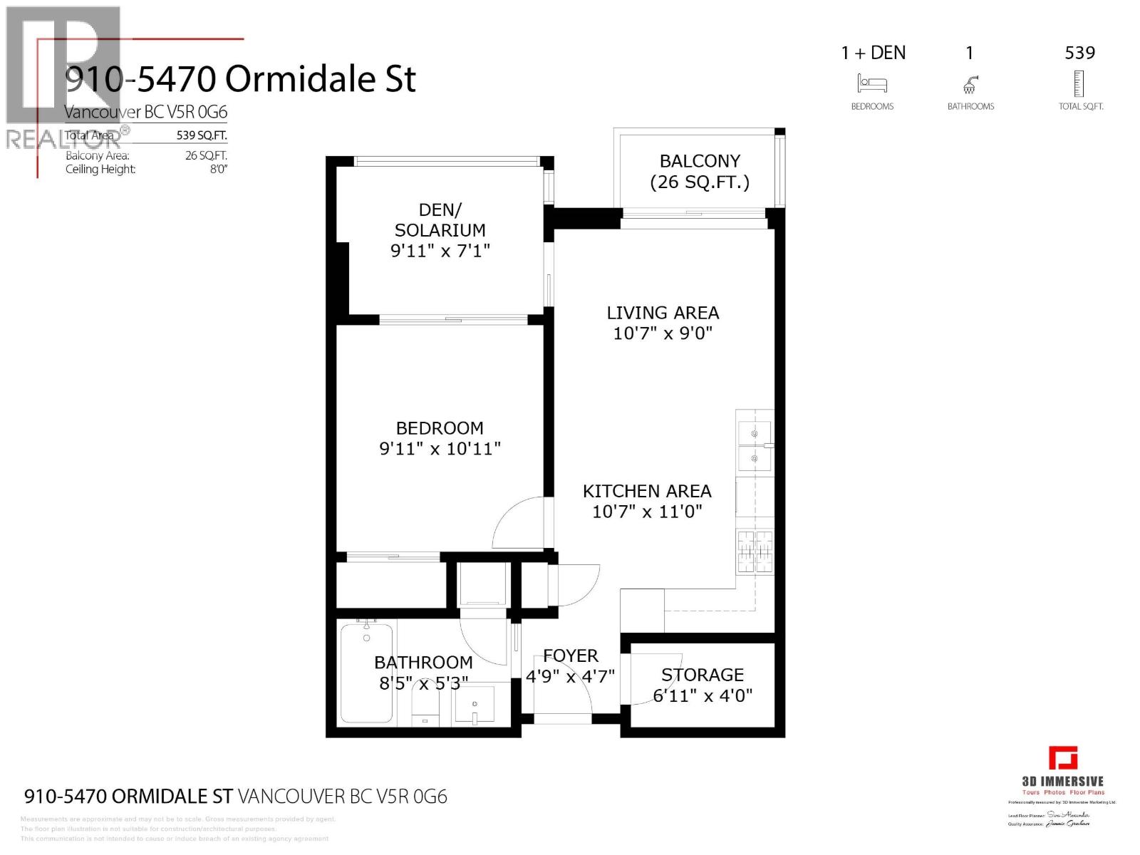 910 5470 Ormidale Street, Vancouver, British Columbia  V5R 0G6 - Photo 26 - R3030487