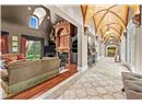 Foyer with Cathedral Ceiling & Hand-Painted Mural