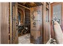 Wine Cellar Features Antique Asian Doors