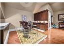 Custom Wet Bar in Lofted Entertainment Space