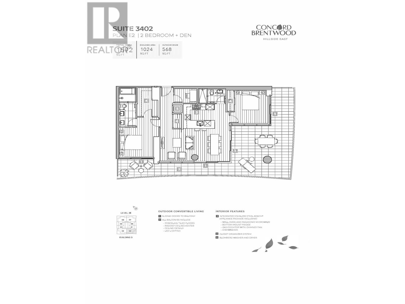 3402 4890 Lougheed Highway, Burnaby, British Columbia  V5C 0N2 - Photo 6 - R3030814