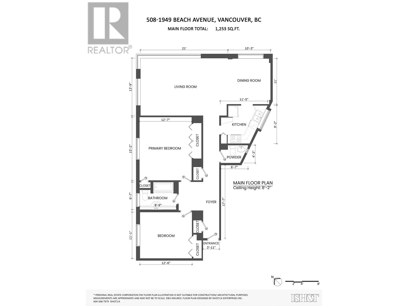 508 1949 Beach Avenue, Vancouver, British Columbia  V6G 1Z2 - Photo 32 - R3031426