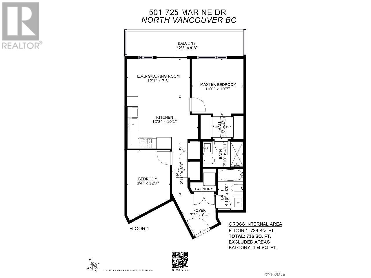 501 725 Marine Drive, North Vancouver, British Columbia  V7M 0G2 - Photo 2 - R3030445