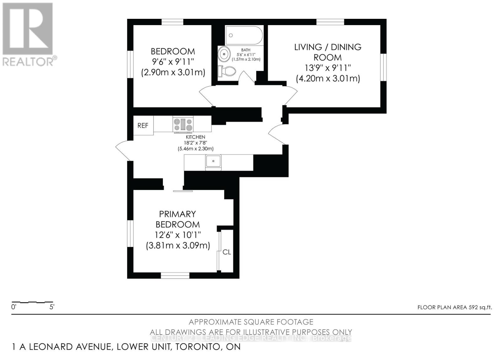 Lower - 1a Leonard Avenue, Toronto, Ontario  M5T 2P8 - Photo 2 - C12298241
