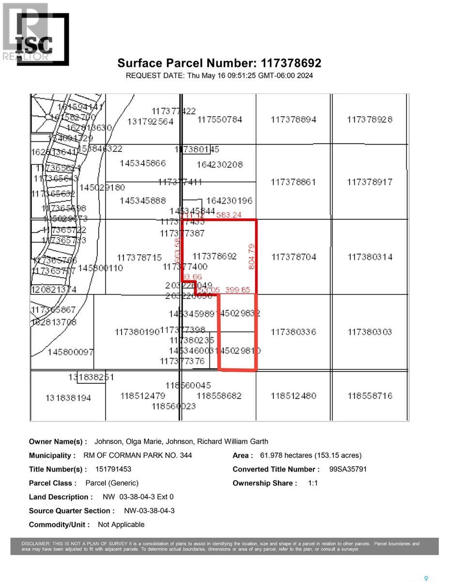 Johnson Land, Corman Park Rm No. 344, Saskatchewan  S7K 3J9 - Photo 4 - SK012975