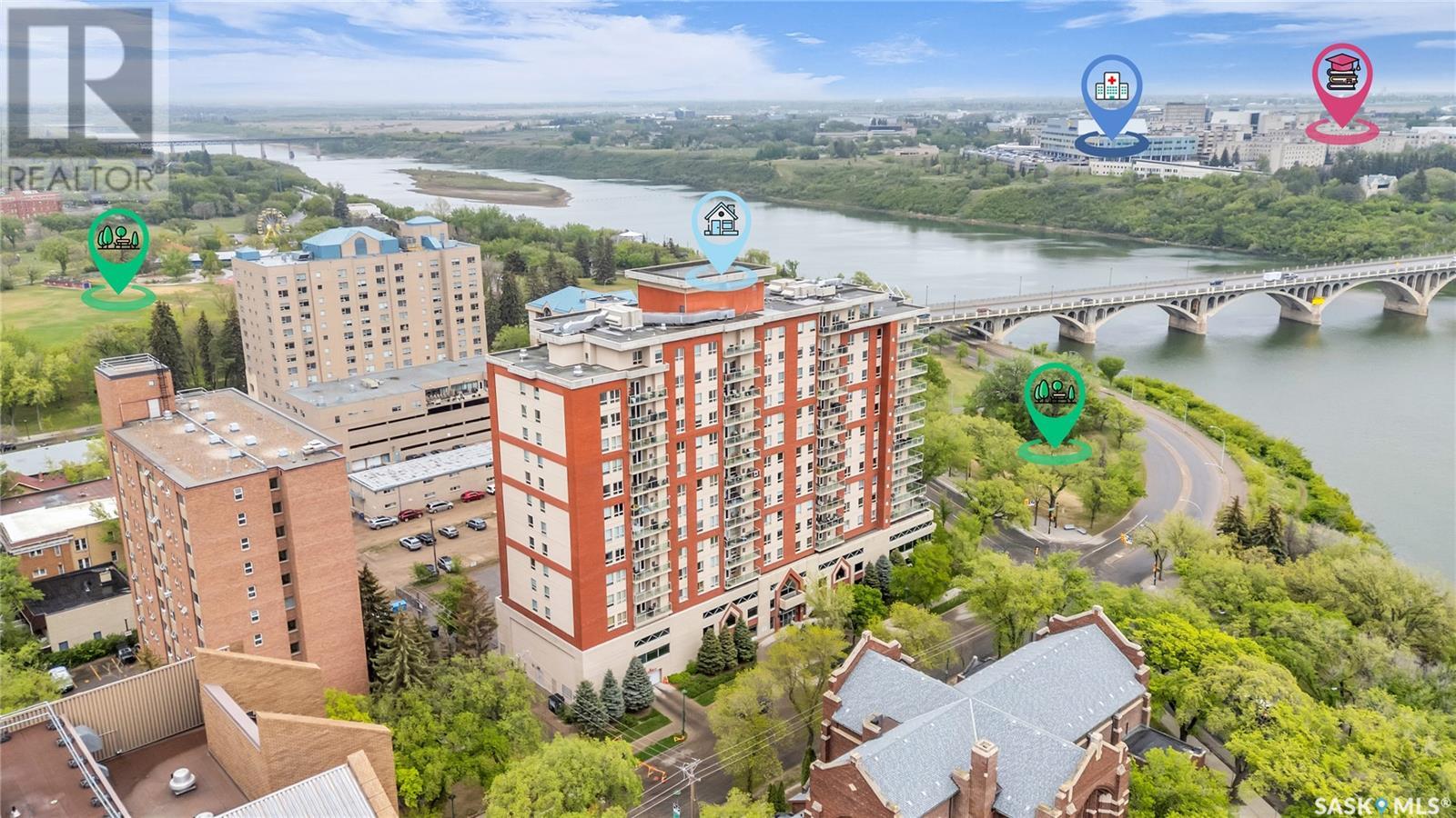 1308 902 Spadina Crescent E, Saskatoon, Saskatchewan  S7K 0G8 - Photo 45 - SK014203
