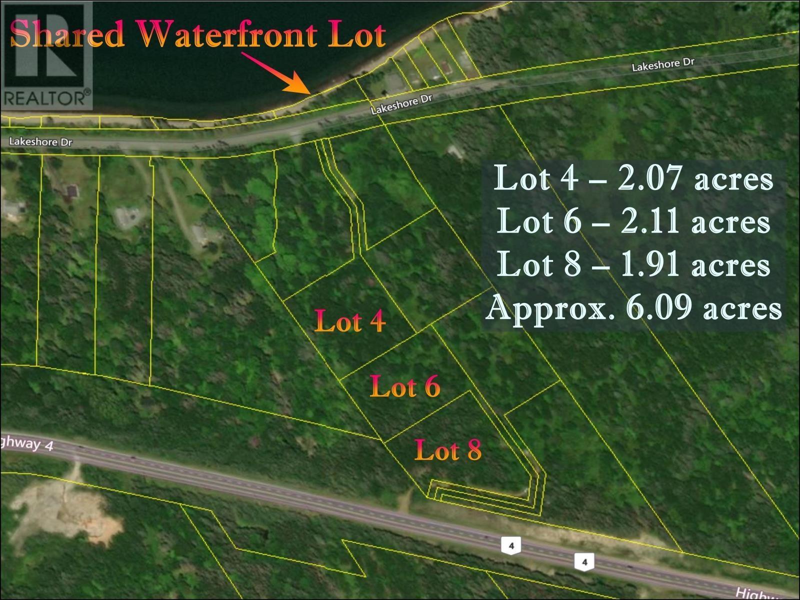 Lot 4,6,8 Lakeshore Drive W, Highway 4 (East Bay Hwy), Irish Cove, Nova Scotia  B0E 3B0 - Photo 2 - 202519480