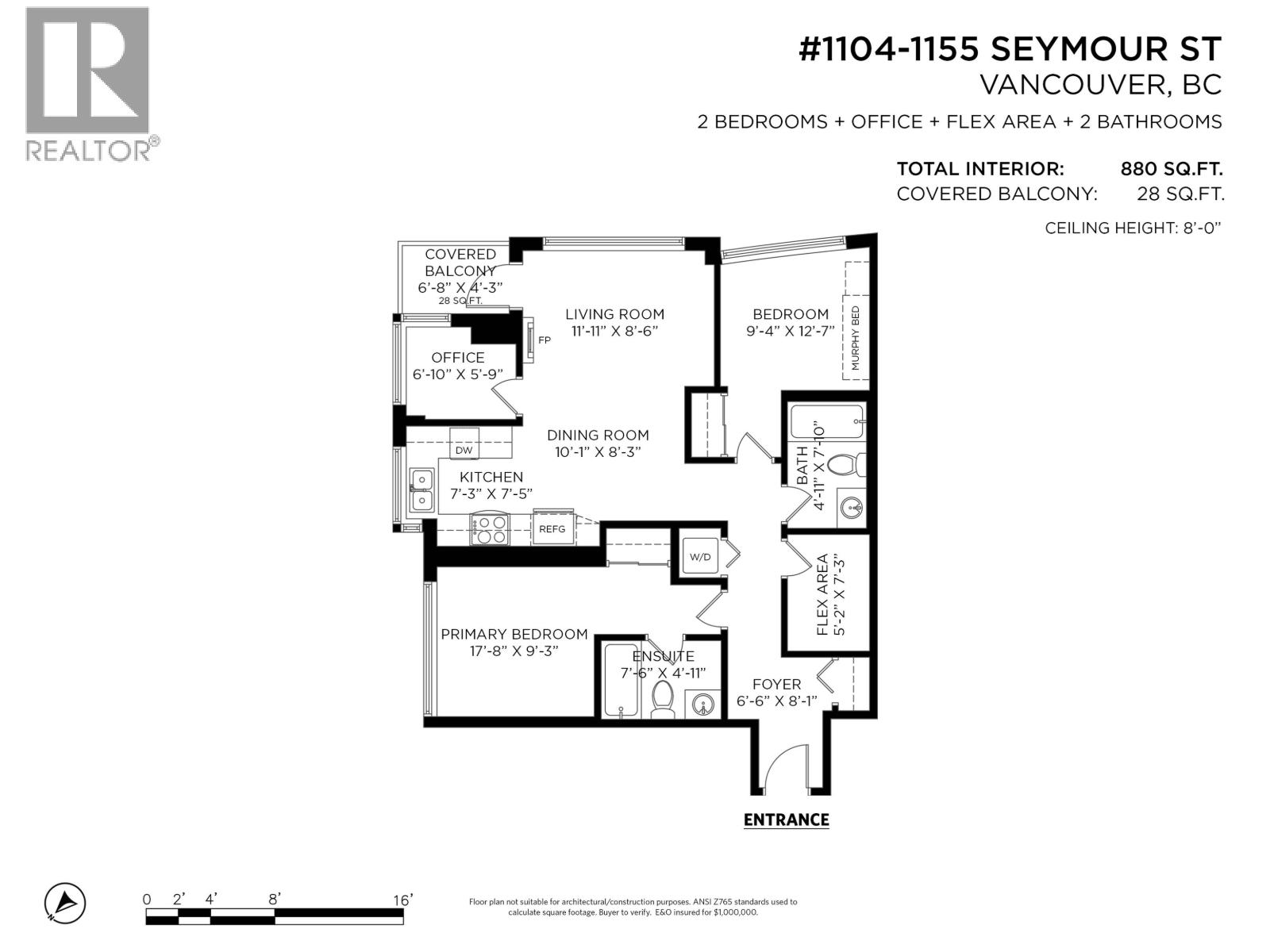 1104 1155 Seymour Street, Vancouver, British Columbia  V6B 1K2 - Photo 25 - R3033689