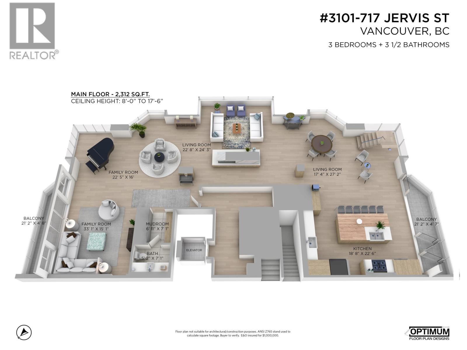 3102 717 Jervis Street, Vancouver, British Columbia  V6E 4L5 - Photo 39 - R3034625