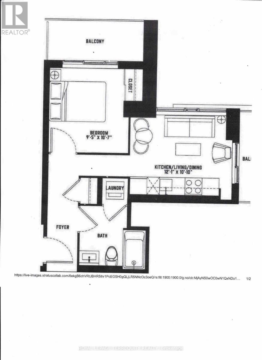 1405 - 120 Parliament Street, Toronto (Moss Park), Ontario  M5A 0N6 - Photo 2 - C12331084