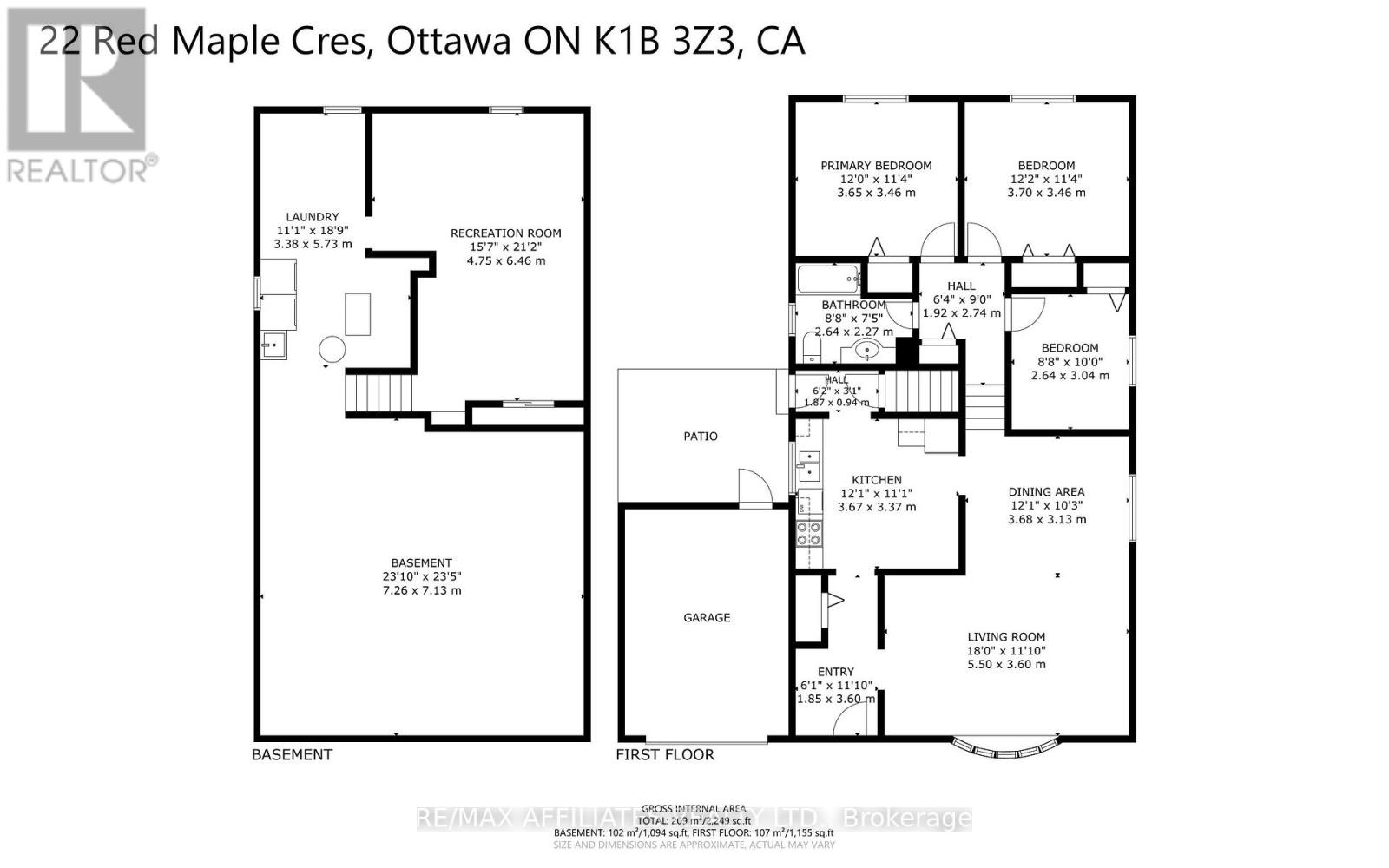 22 Red Maple Crescent, Ottawa, Ontario  K1B 3Z3 - Photo 47 - X12331702