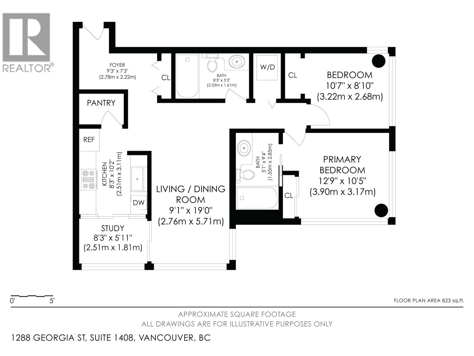 1408 1288 W Georgia Street, Vancouver, British Columbia  V6E 4R3 - Photo 19 - R3035110