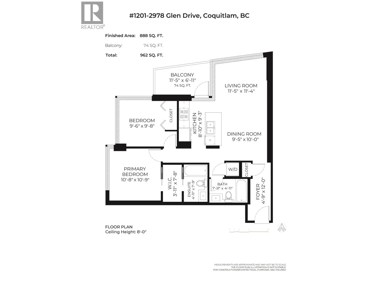 1201 2978 Glen Drive, Coquitlam, British Columbia  V3B 0C3 - Photo 28 - R3034532
