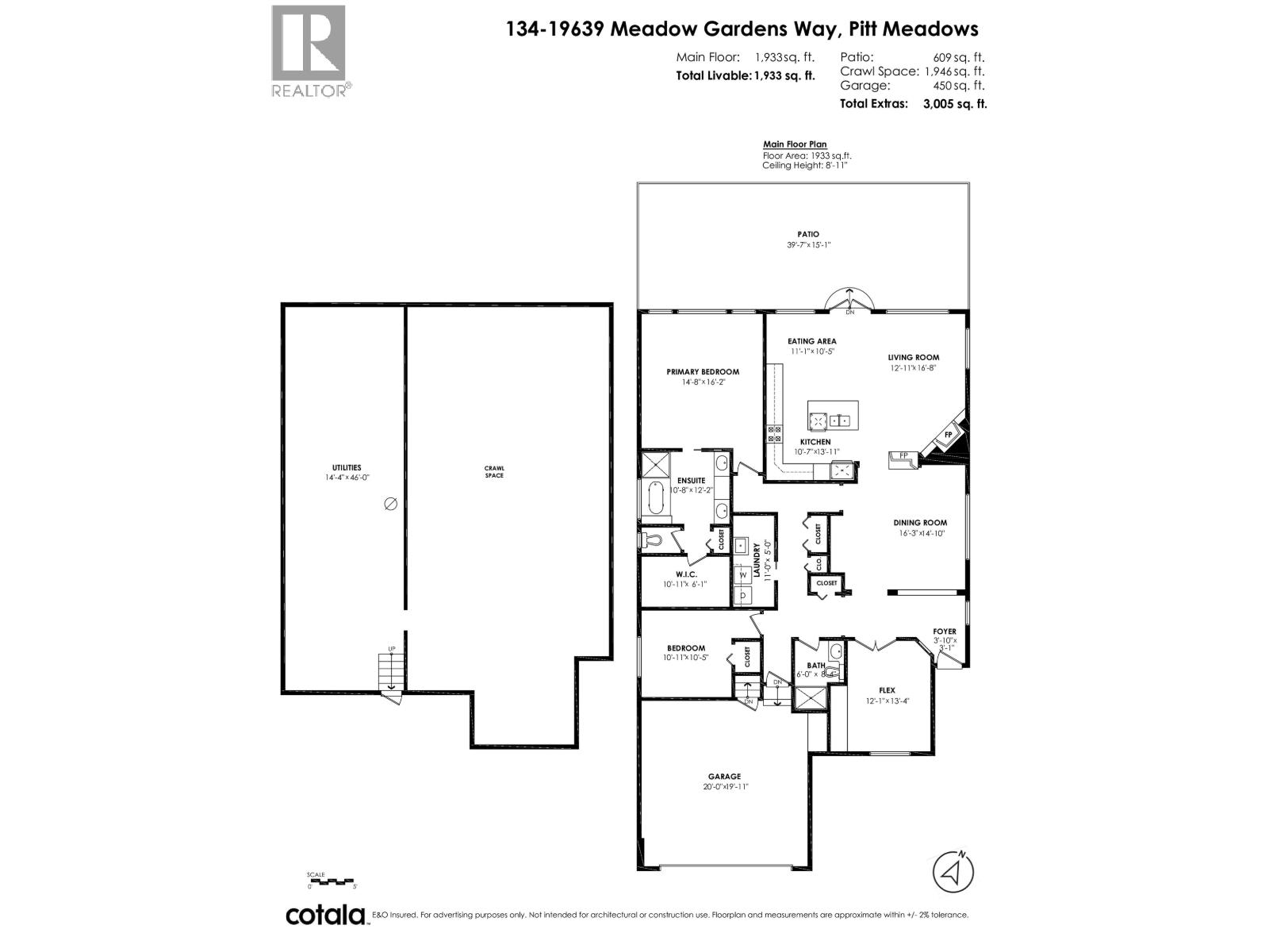 Property at 134 19639 MEADOW GARDENS WAY image 3