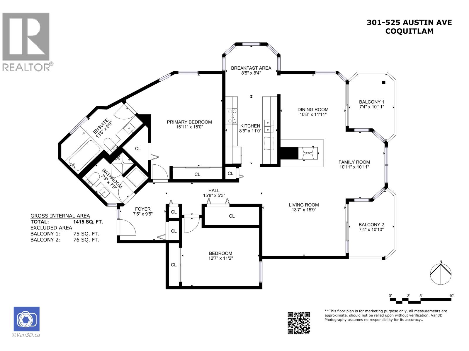 301 525 Austin Avenue, Coquitlam, British Columbia  V3K 3M6 - Photo 28 - R3035627