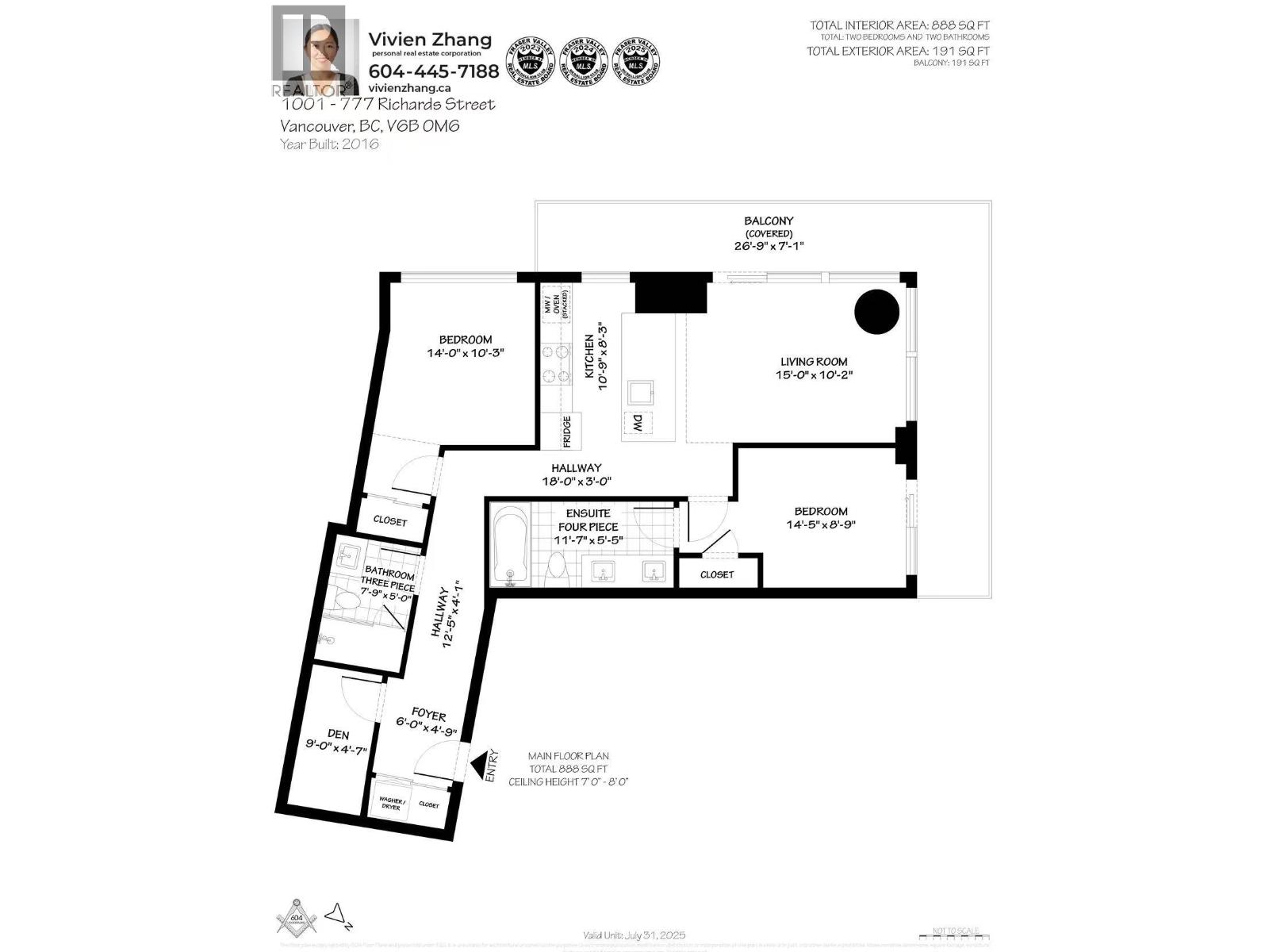 1001 777 Richards Street, Vancouver, British Columbia  V6B 0M6 - Photo 4 - R3036064