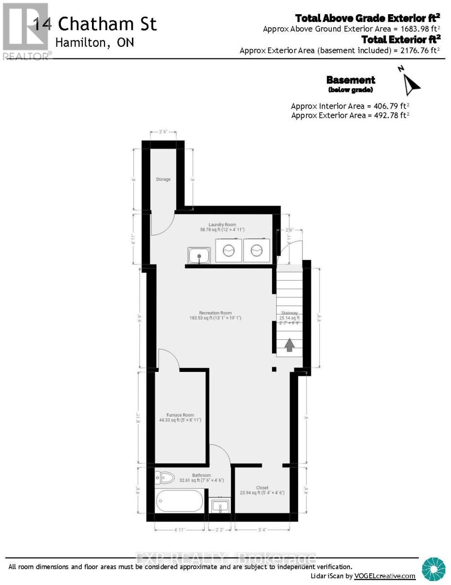 14 Chatham Street, Hamilton (Kirkendall), Ontario  L8P 2B2 - Photo 50 - X12341911