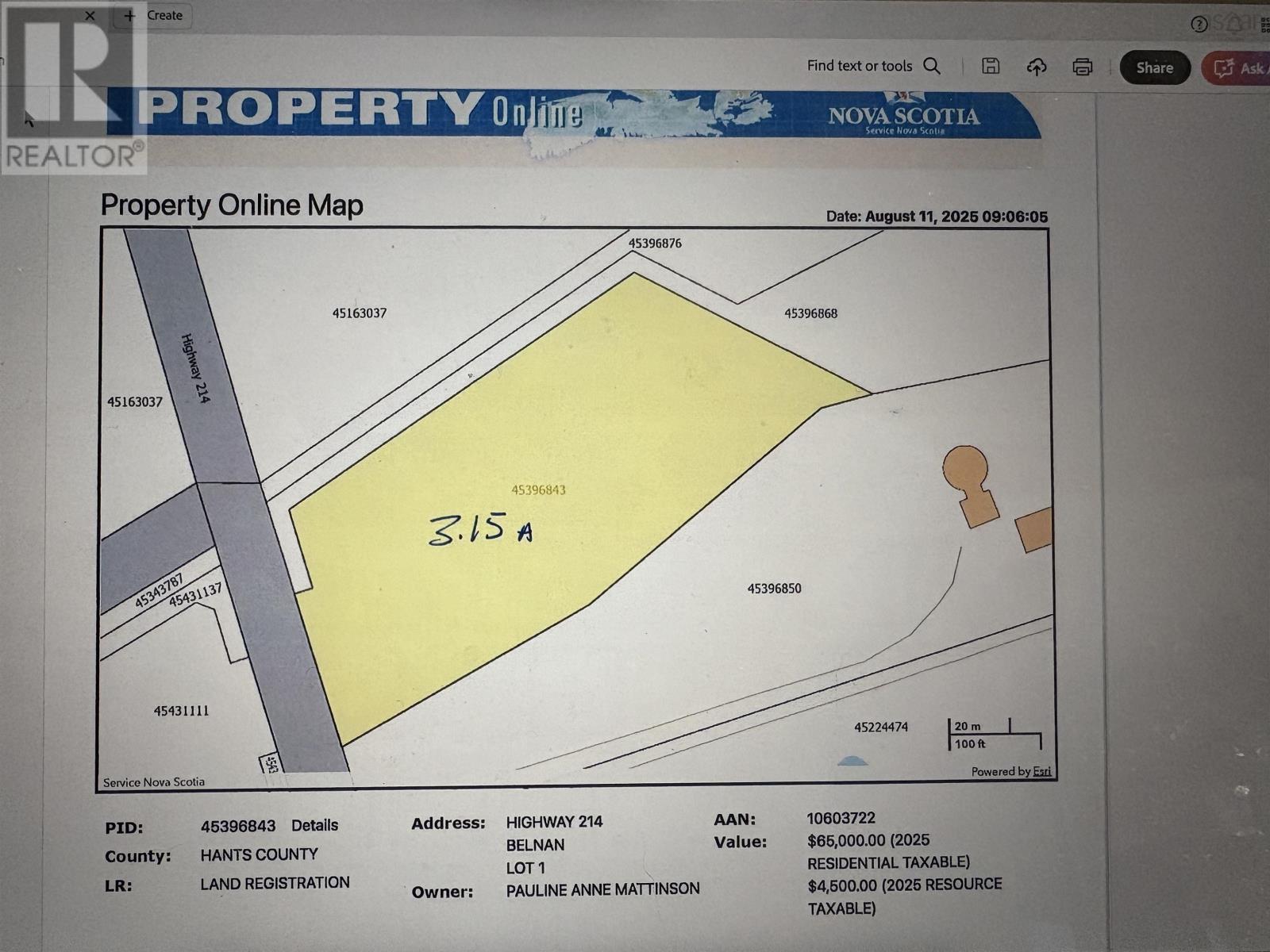 Lot 1 Highway 214, Belnan, Nova Scotia  B2S 2R1 - Photo 4 - 202520533