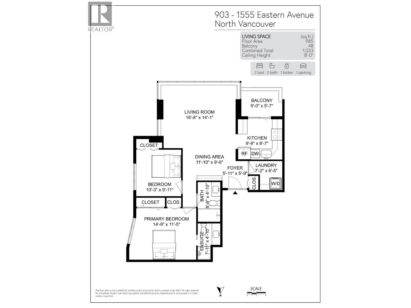 903 1555 Eastern Avenue, North Vancouver, British Columbia  V7L 3G2 - Photo 24 - R3037927