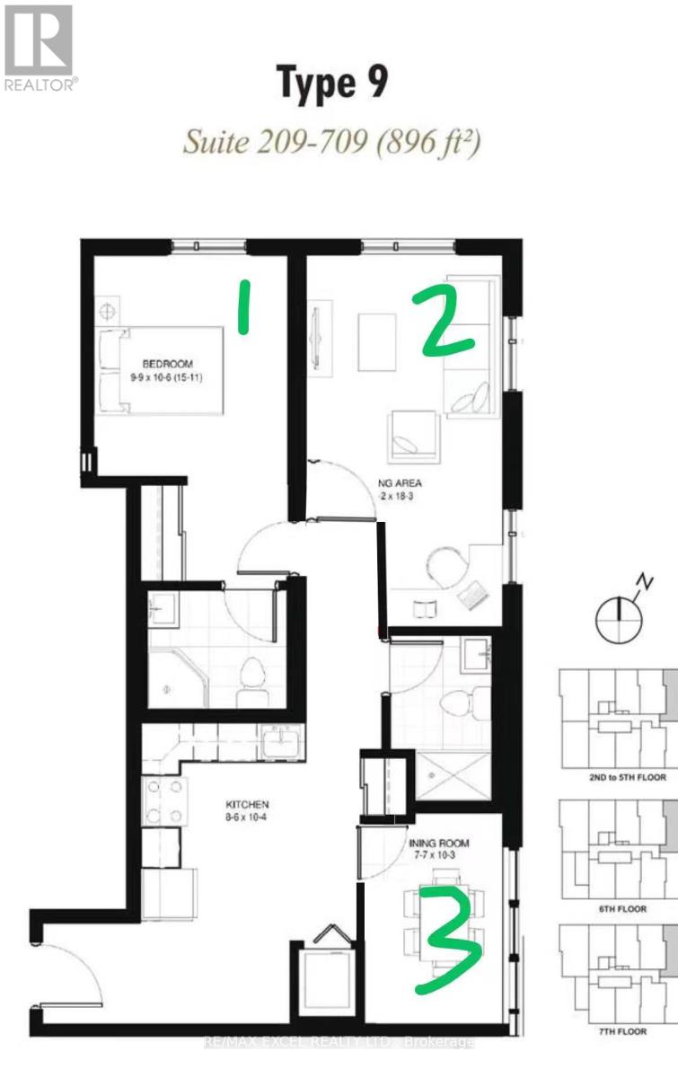 709 - 246 Lester Street, Waterloo, Ontario  N2L 0H1 - Photo 3 - X12350833