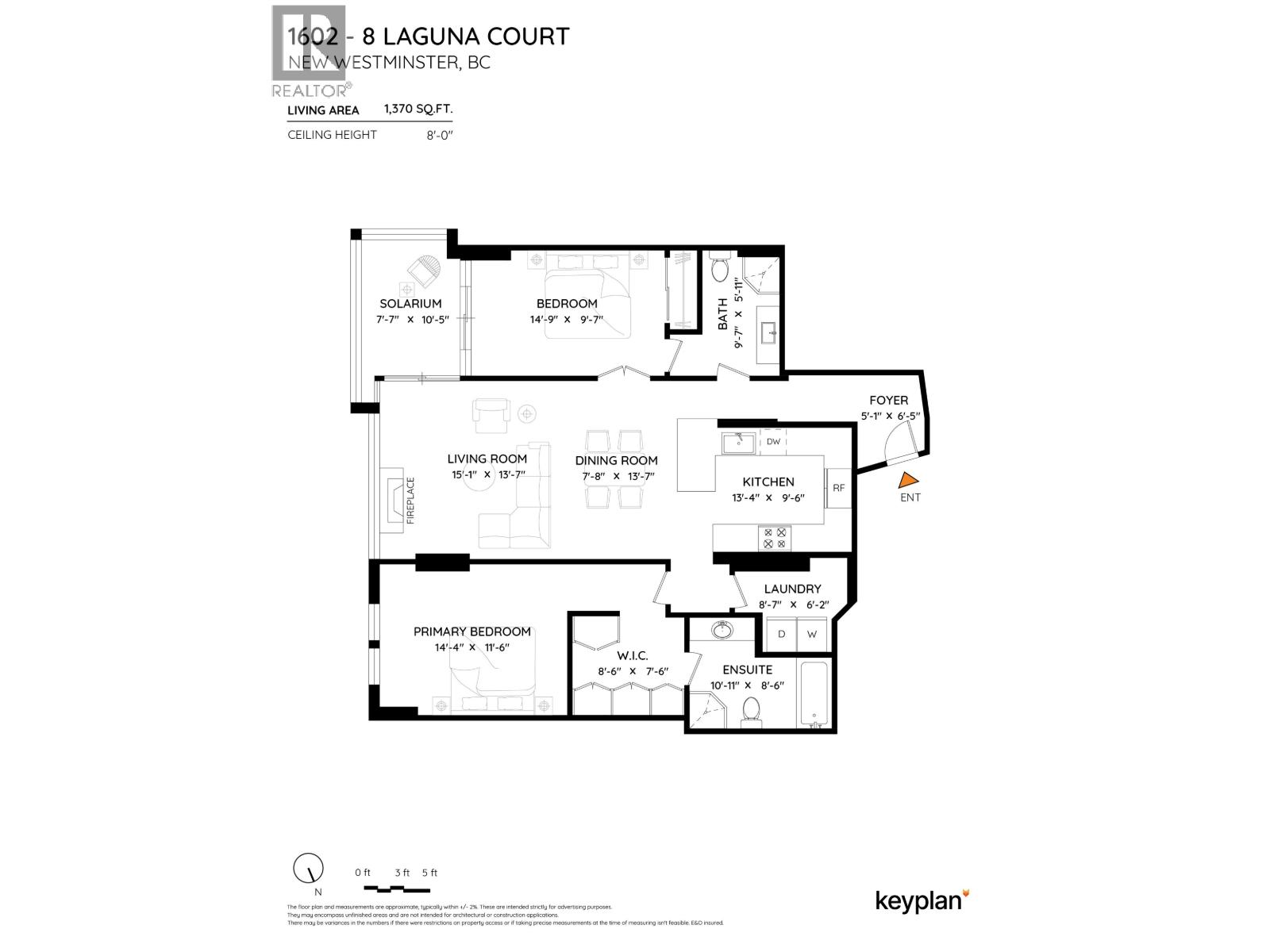 1602 8 Laguna Court, New Westminster, British Columbia  V3M 6M6 - Photo 36 - R3037846