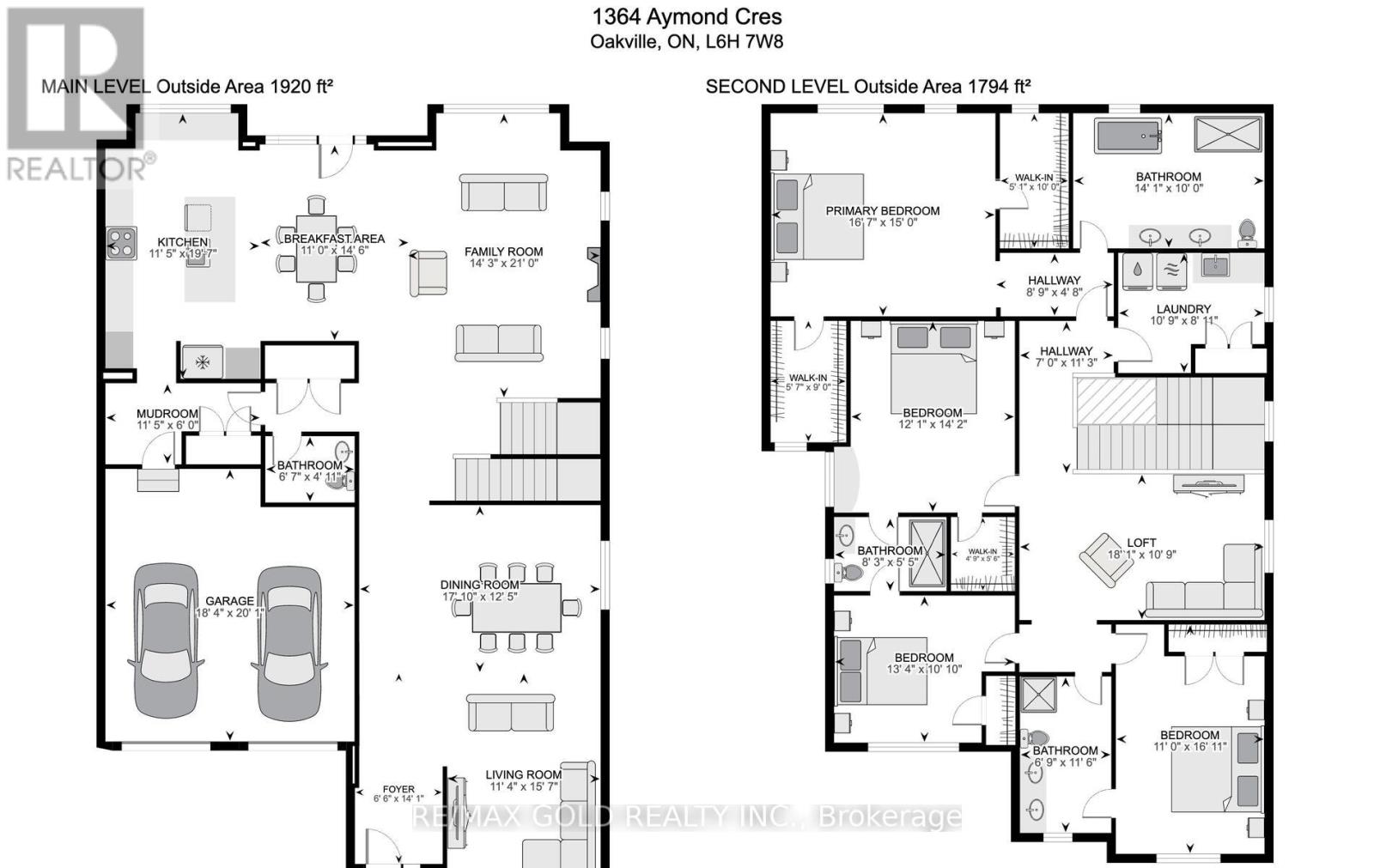 1364 Aymond Crescent, Oakville, Ontario  L6H 7W9 - Photo 42 - W12317460