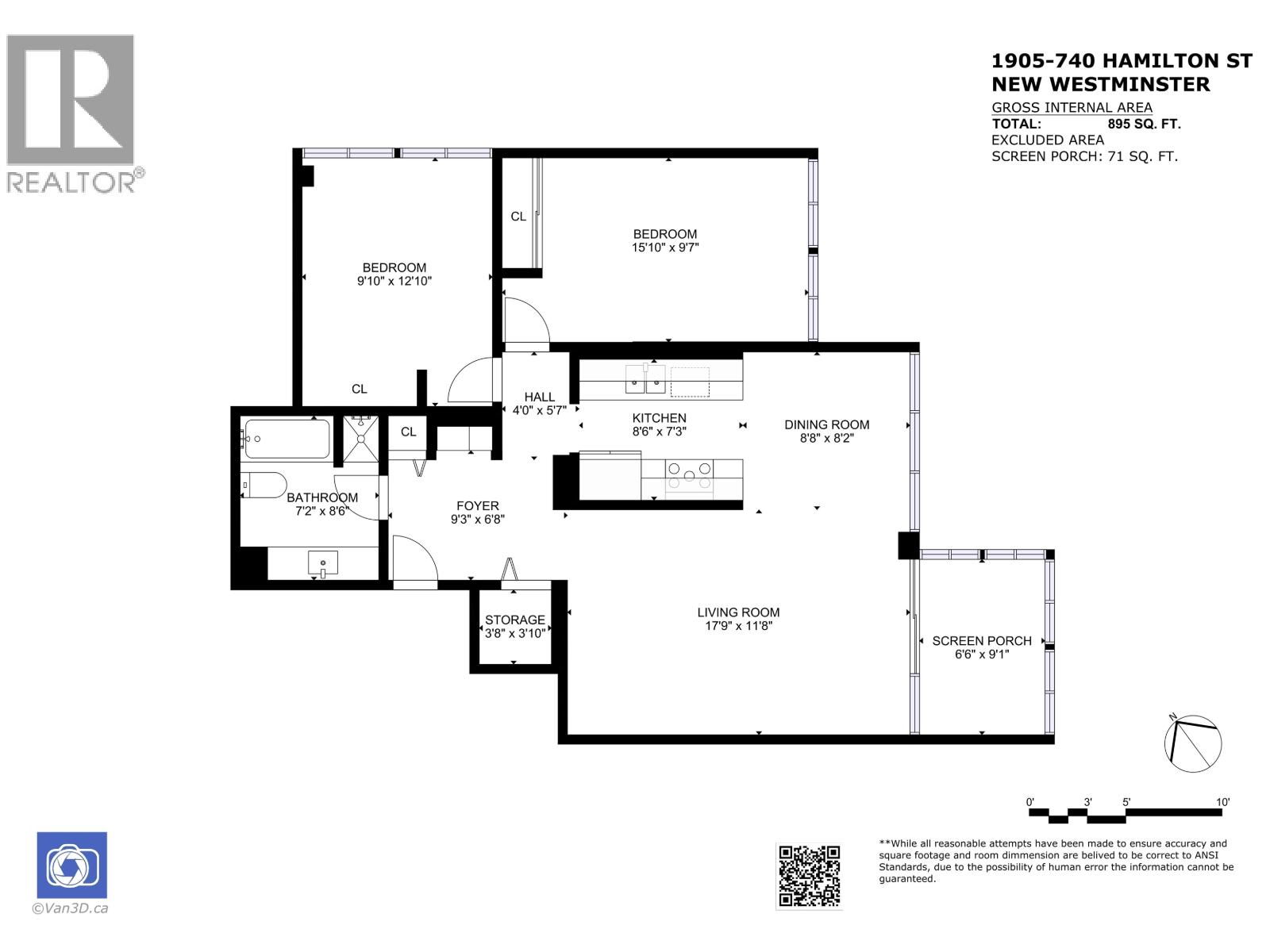 1905 740 Hamilton Street, New Westminster, British Columbia V3M 5T7 - Photo 10 - R3038371