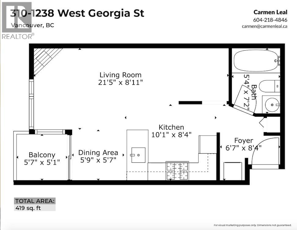 310 1239 W Georgia Street, Vancouver, British Columbia  V6E 4R8 - Photo 24 - R3038404