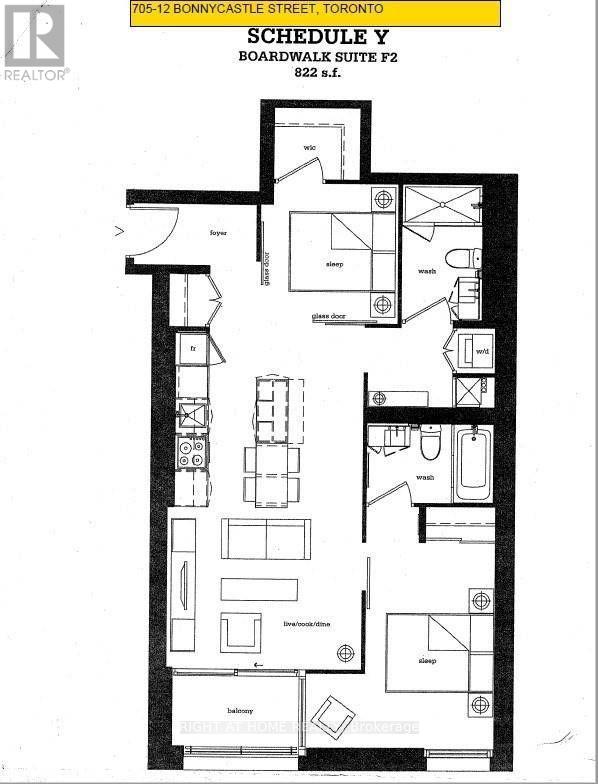 705 - 12 Bonnycastle Street, Toronto, Ontario  M5A 3T7 - Photo 6 - C12353692