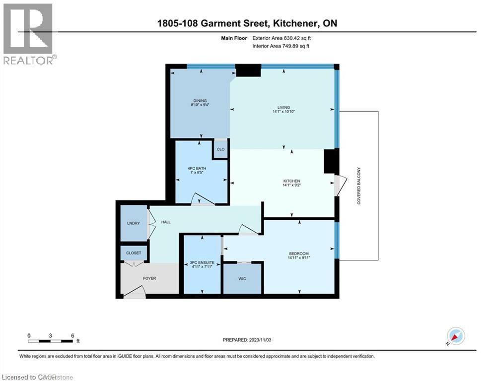 108 Garment Street Unit# 1805, Kitchener, Ontario  N2G 0E2 - Photo 38 - 40709003