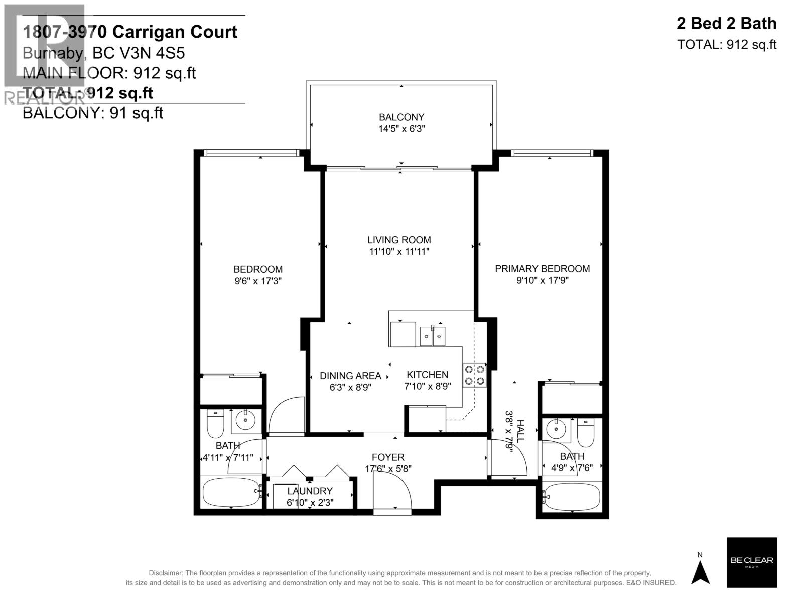 1807 3970 Carrigan Court, Burnaby, British Columbia V3N 4S5 - Photo 25 - R3038725