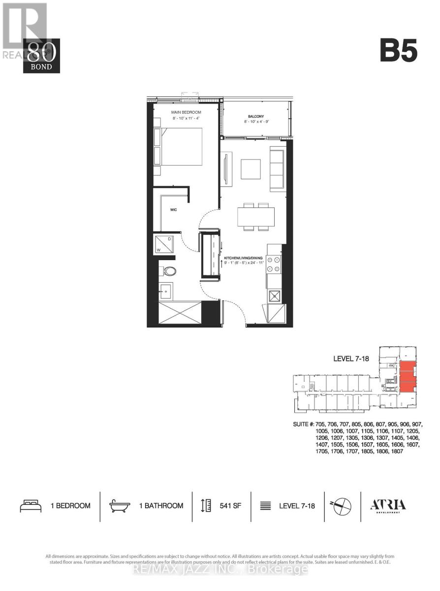 1806 - 80 Bond Street E, Oshawa, Ontario  L1G 0E6 - Photo 7 - E12354130