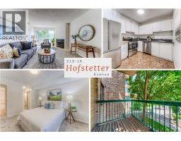15 HOFSTETTER Avenue Unit# 213, kitchener, Ontario