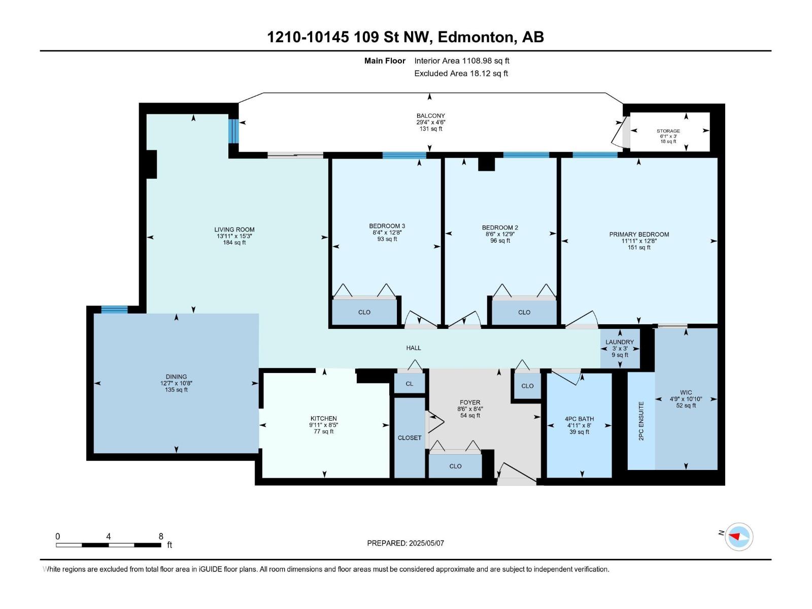 #1210 10145 109 St Nw, Edmonton, Alberta  T5J 3M5 - Photo 24 - E4449656