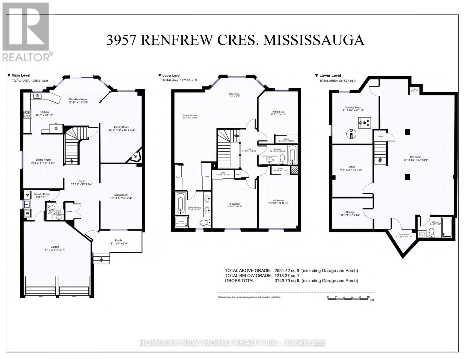 3957 Renfrew Crescent, Mississauga, Ontario  L5L 4J6 - Photo 32 - W12361144