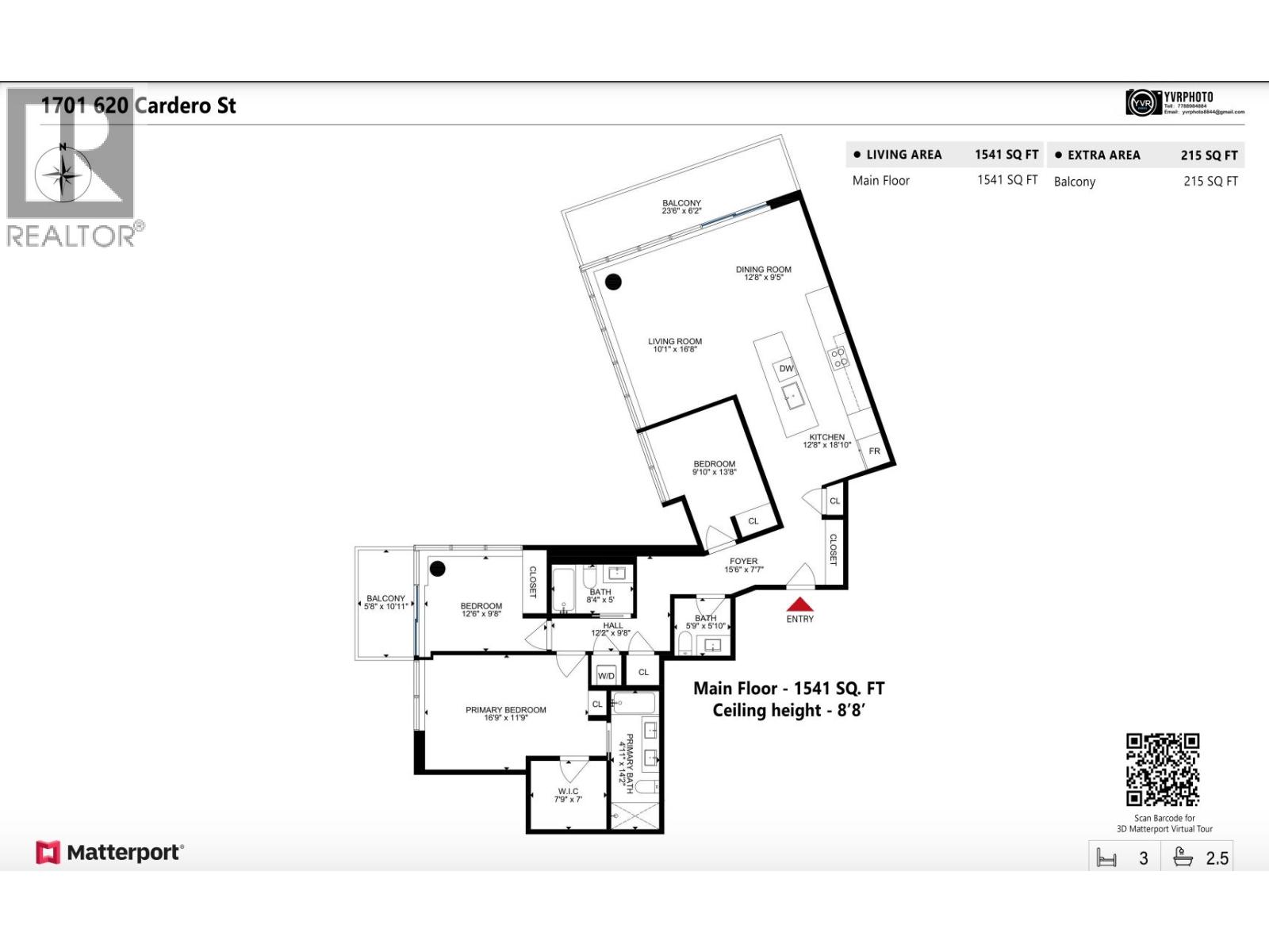 1701 620 Cardero Street, Vancouver, British Columbia  V6G 0C7 - Photo 28 - R3038237