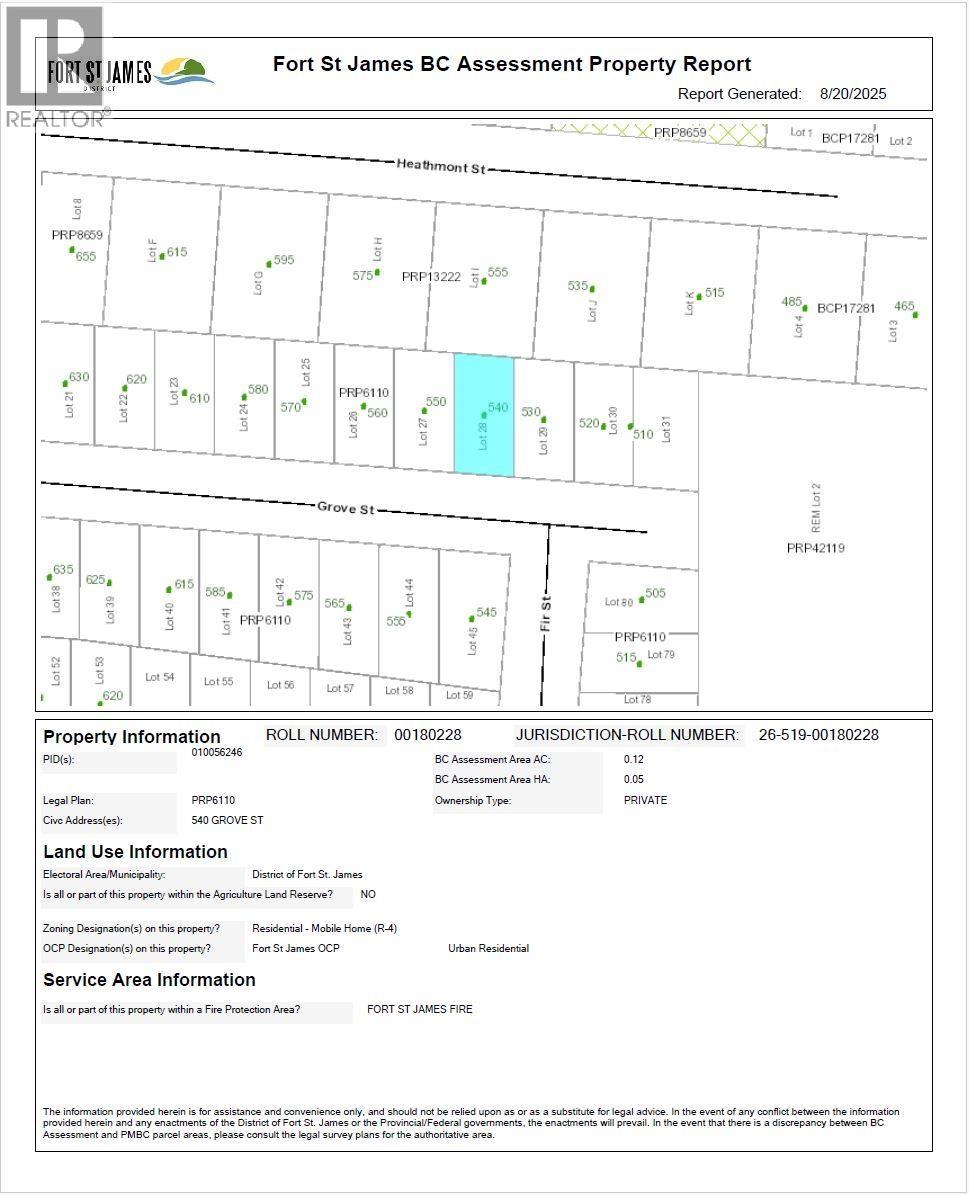 540 Grove Street, Fort St. James, British Columbia  V0J 1P0 - Photo 2 - R3039066