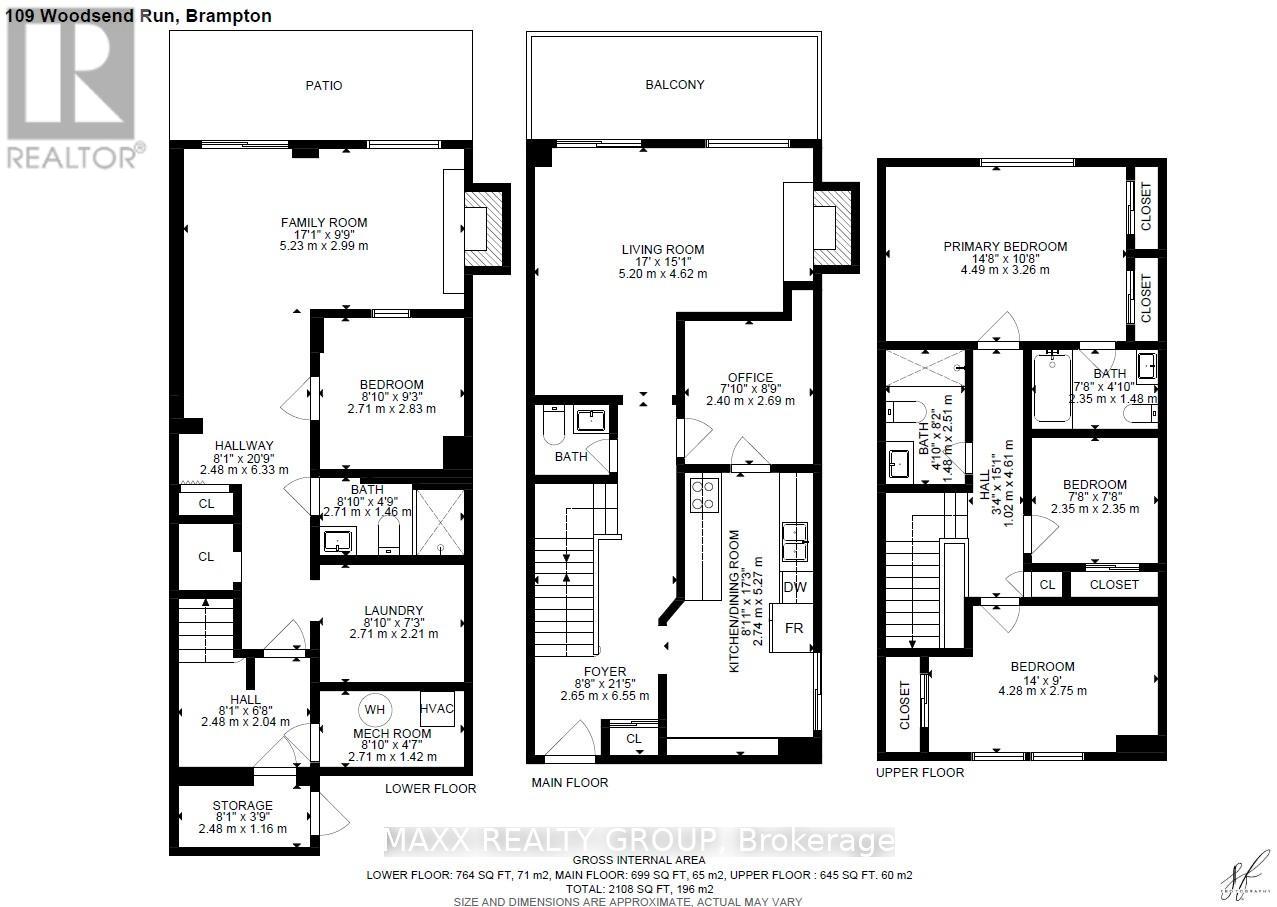 109 Woodsend Run, Brampton (Fletcher's Creek South), Ontario  L6Y 4H7 - Photo 25 - W12361588